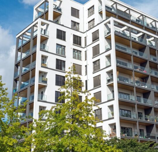 Big modern apartment house